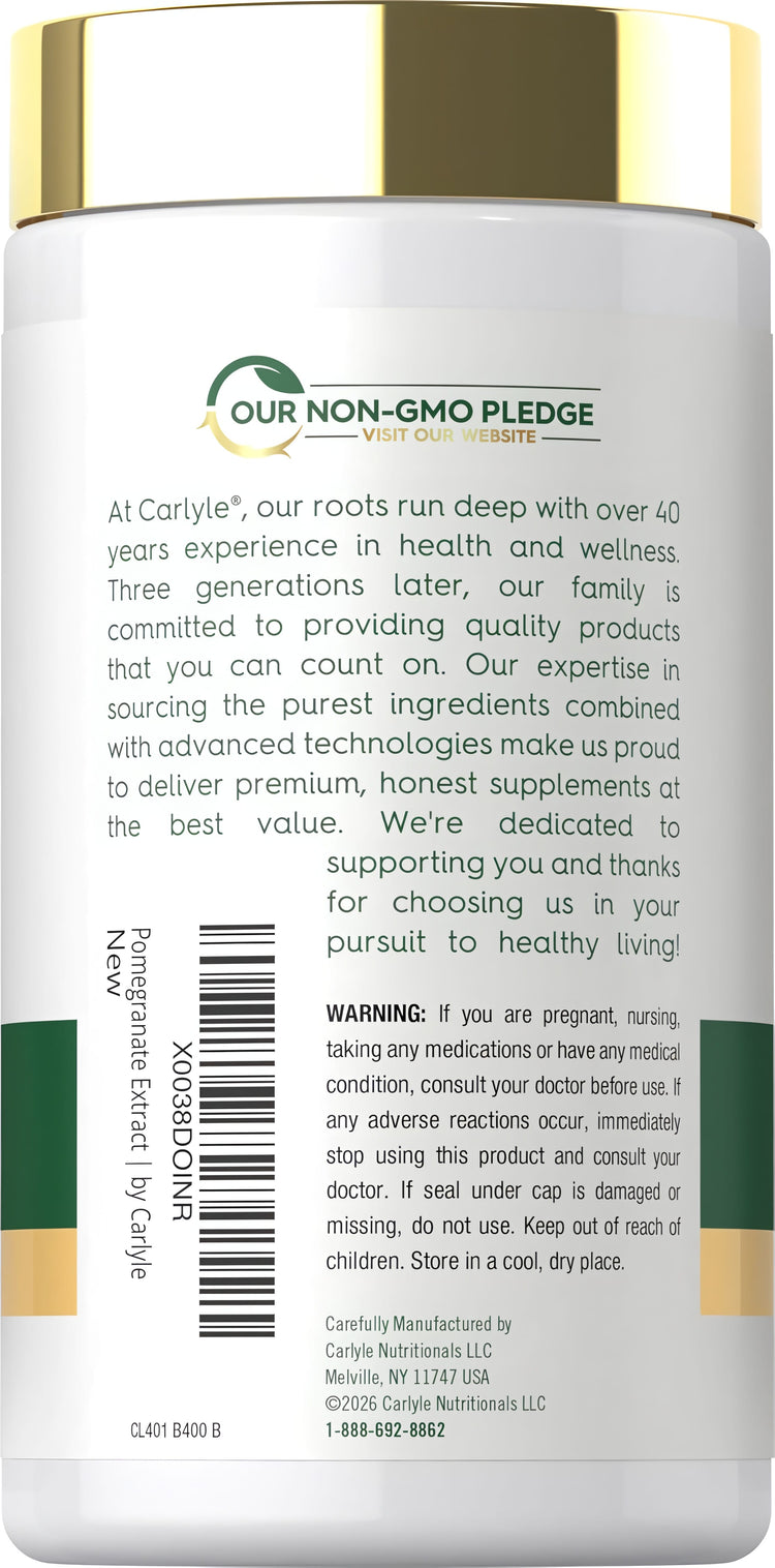 Pomegranate Extract | 100 Capsules