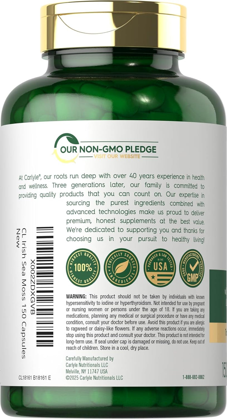 CL Irish Sea Moss 150 Capsules