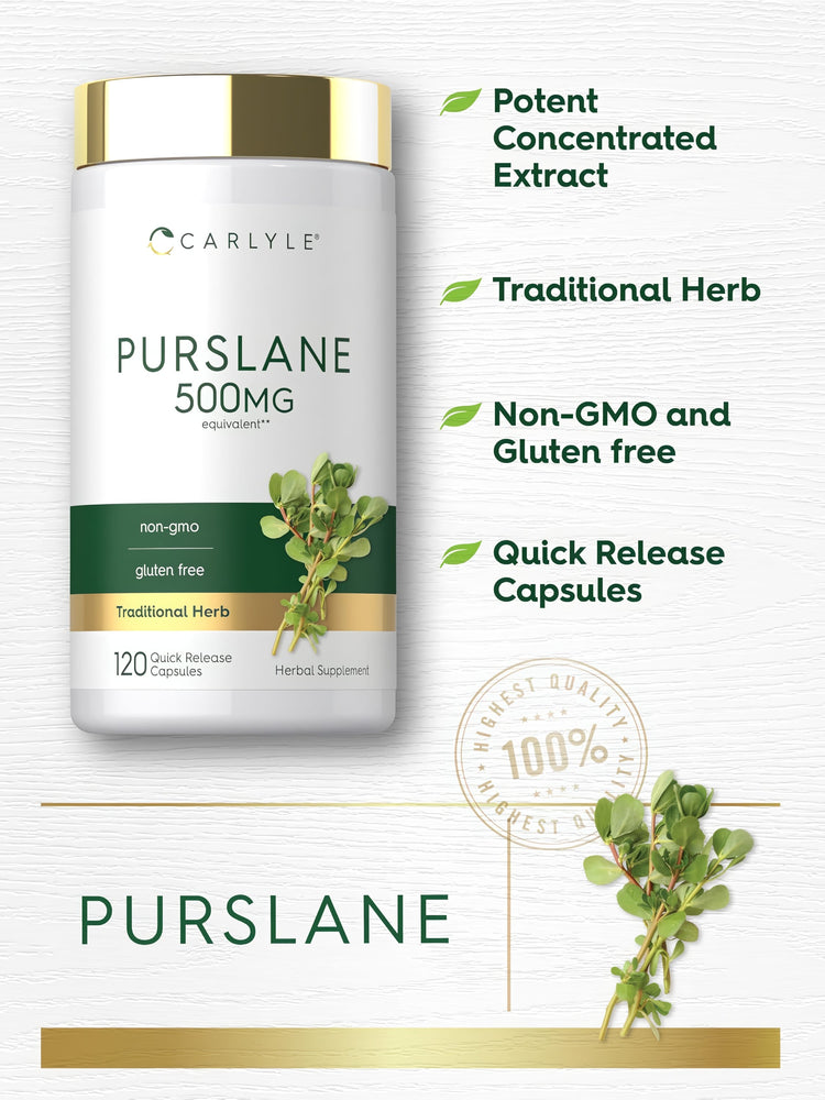 Product highlights graphic stating Potent Concentrated Extract, Traditional Herb, Non-GMO and Gluten free, Quick Release Capsules.