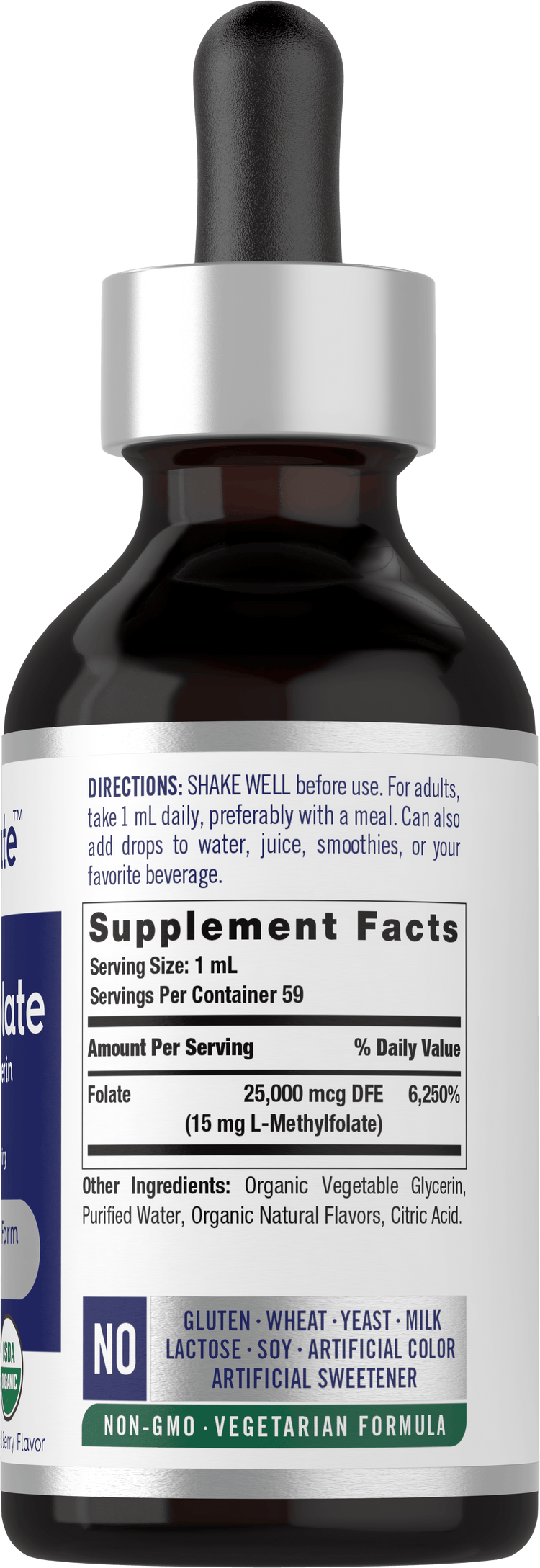L Methylfolate Drops 15mg | 2 Fl Oz