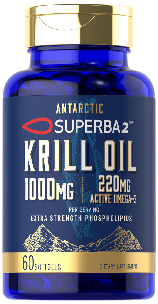 Olio di Krill Antartico 1000mg per dose | 60 Softgel