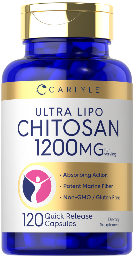 Hand holding blue quick release capsules, 1200MG per serving, on a bulk scale.