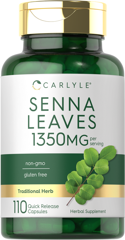 Bottle containing 110 green Quick Release Capsules on a hand scale, highlighting product quantity and packaging.