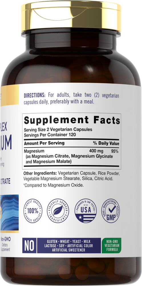 A package of 240 brown vegetarian capsules is placed on a hand scale, showing a bulk quantity ideal for daily supplement needs.