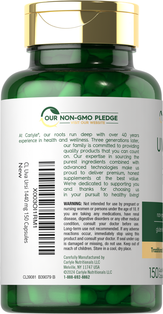 Uva Ursi | 150 Capsule