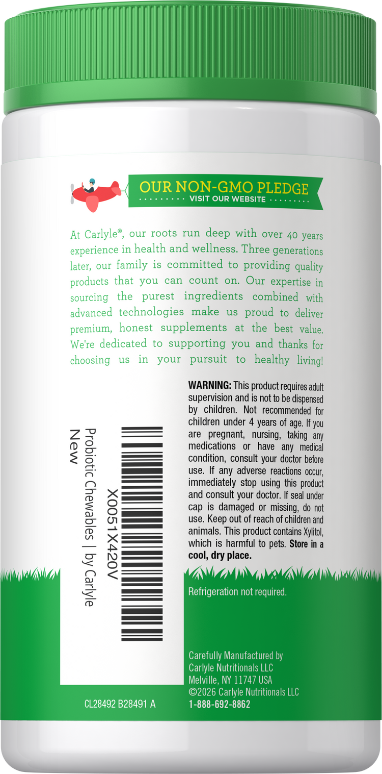 Probiotic for Kids | 60 Chewable Tablets