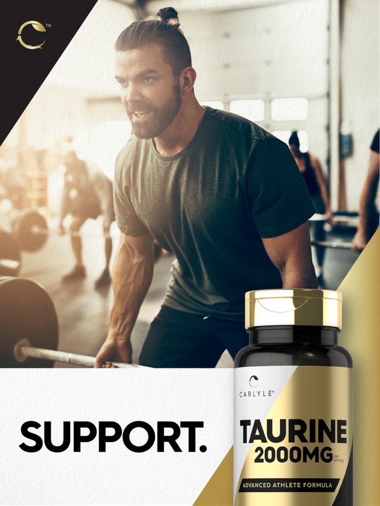 Taurina 2000mg por porção | 60 Comprimidos