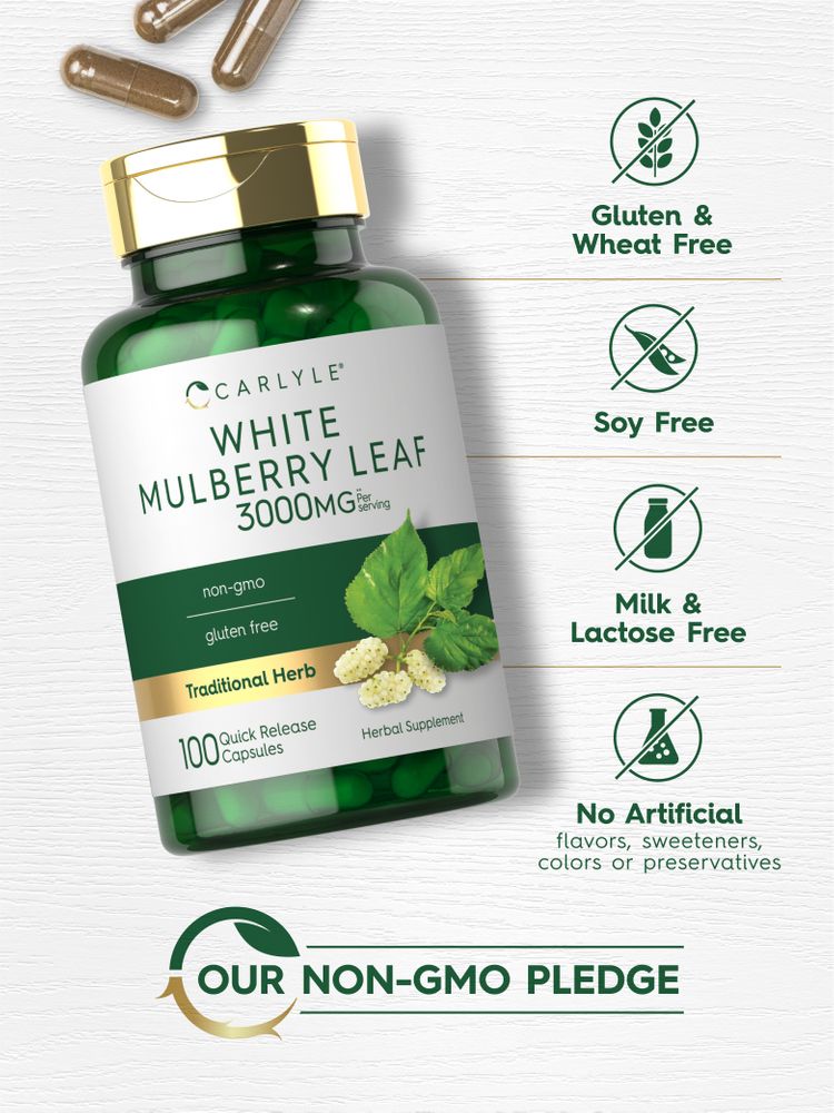 Brown Mulberry Leaf Quick Release Capsules displayed on a hand scale, showcasing their precise weight and quantity.