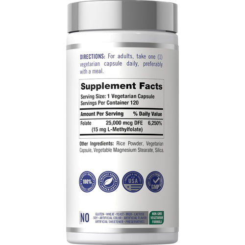 View 2 L-Methylfolate 15mg | 120 Capsules
