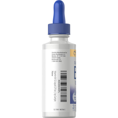 View 3 Vitamin B-12 Liquid supplement, 10,000 mcg, in a 2 fl oz bottle, perfect for boosting energy and supporting overall wellness.