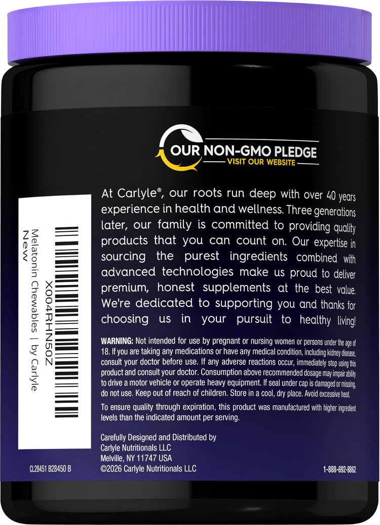 Melatonin 12mg | 60 Soft Chews