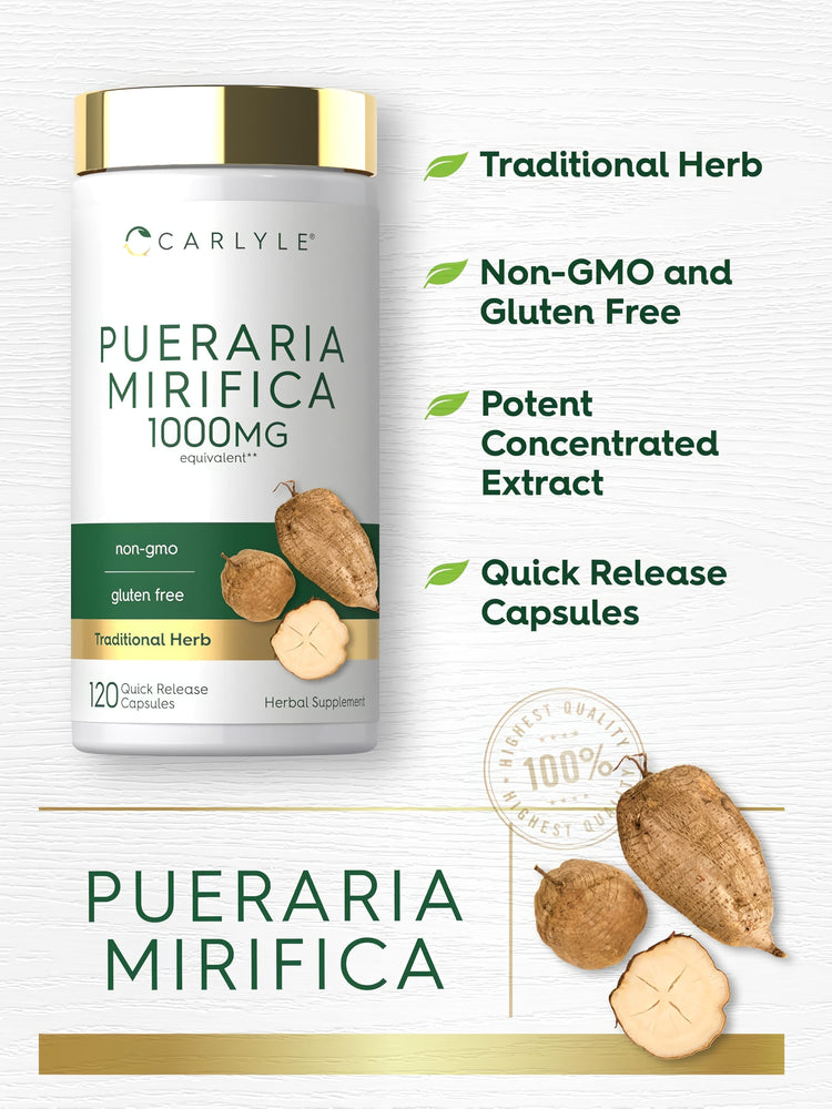 Pueraria Mirifica | 120 Cápsulas