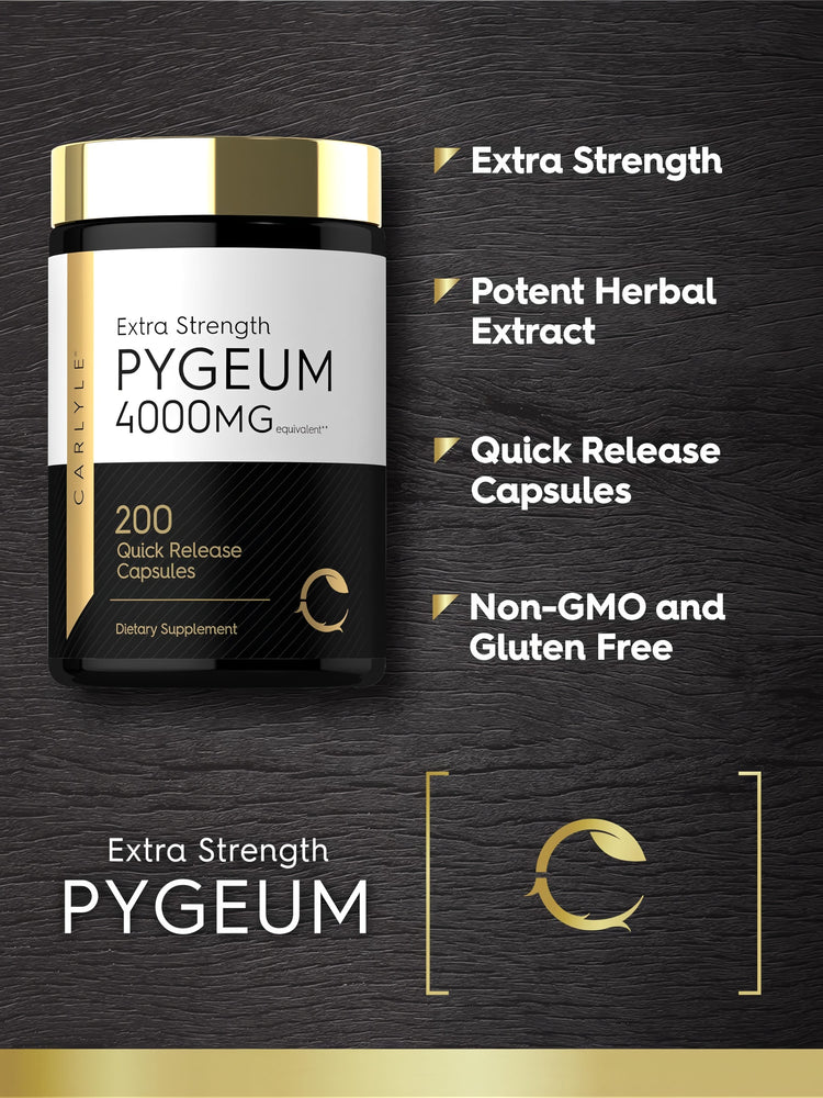 Écorce de Pygeum Africanum 4000mg | 200 Capsules