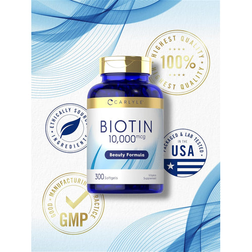 View 8 Biotina 10000 mcg | 300 Cápsulas Gelatinosas
