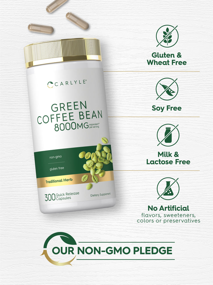 icons indicating Gluten & Wheat Free, Soy Free, Milk & Lactose Free, No Artificial flavors, sweeteners, colors or preservatives, and Our Non-GMO Pledge.