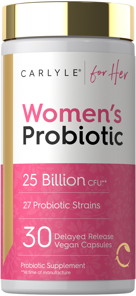 A hand holding a bottle of 30 delayed release vegan capsules, displayed on a scale.