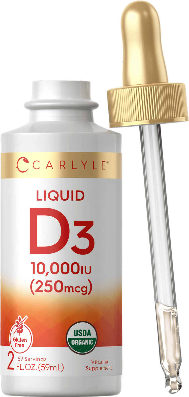 Vitamin D3 Liquid Drops 10,000 IU (250 mcg)