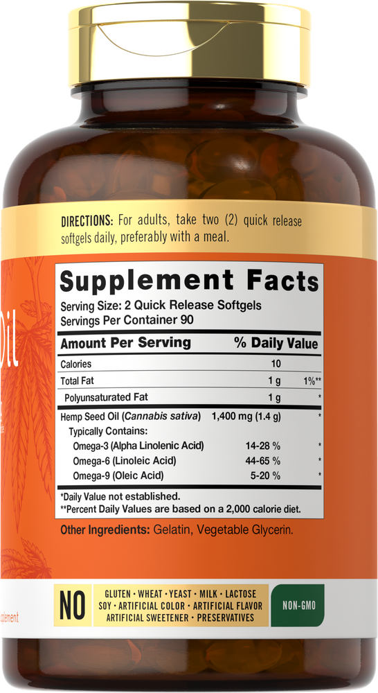 A scale shows Quick Release Softgels weighing 700 mg each, indicating product size in bulk.