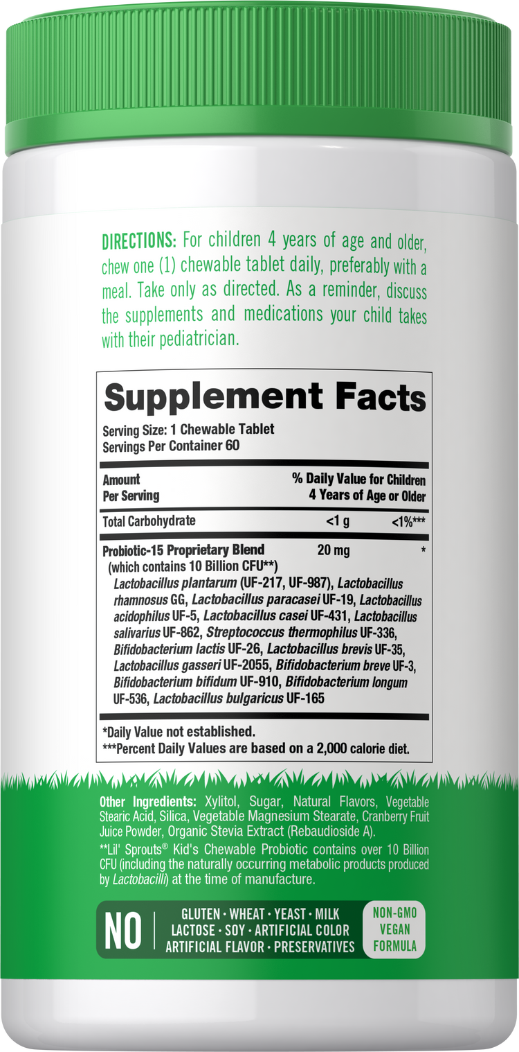 Probiotic for Kids | 60 Chewable Tablets