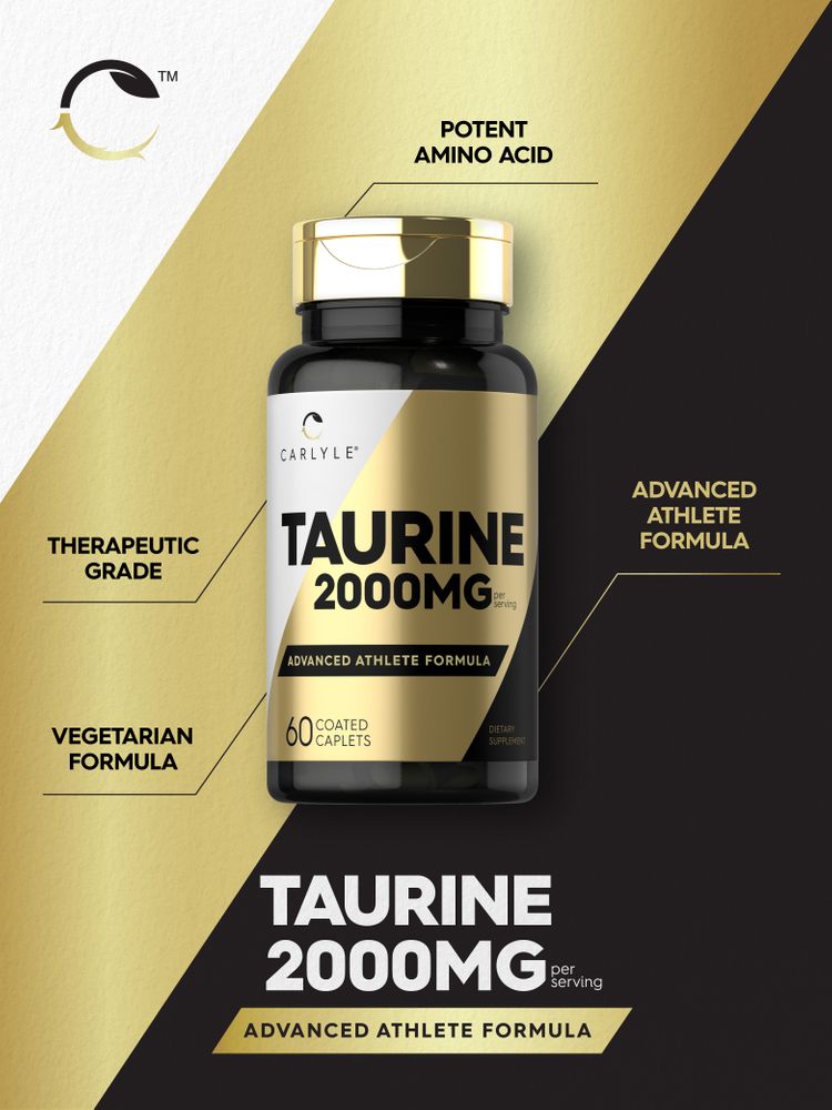 Taurina 2000mg por porção | 60 Comprimidos