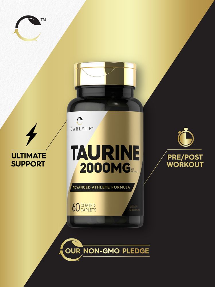 Taurina 2000mg por porção | 60 Comprimidos