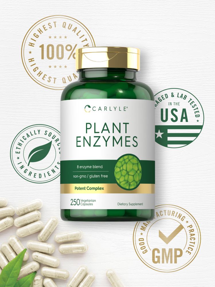 A pile of 250 light-colored vegetarian capsules scattered on a white surface.