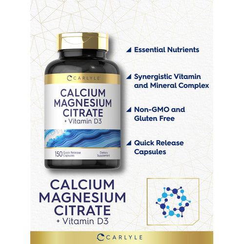 View 4 Product highlights graphic stating Essential Nutrients, Synergistic Vitamin and Mineral Complex, Non-GMO and Gluten Free, Quick Release Capsules