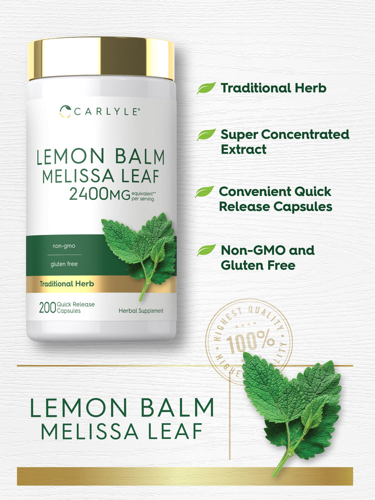 Product highlights graphic stating Traditional Herb, Super Concentrated Extract, Convenient Quick Release Capsules, Non-GMO, Gluten Free.