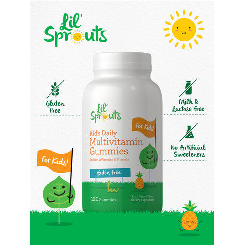 View 2 Kid's Daily Multivitamin Gummies | Fruit Punch Flavor