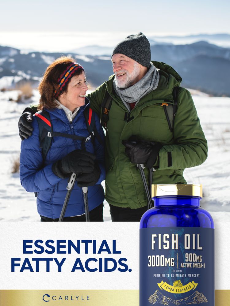 Hand holding a bottle of Fish Oil 3000mg Softgels on a scale. Perfect for monitoring supplement intake and maintaining a healthy lifestyle.